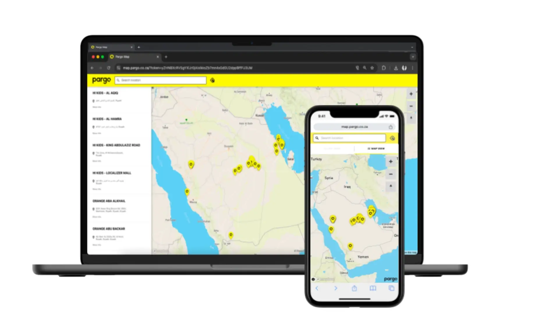 Pargo click-and-collect for Saudi Arabia